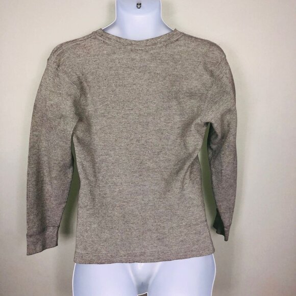 Vintage NFL New England Patriots Thermal Shirt Womens L Gray Long Sleeve - Picture 5 of 8